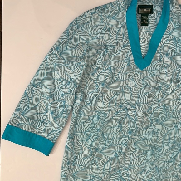 VTG LL BEAN Swim Bathing Suit Cover Up Beach Hood Pullover‎ Lightweight S - Picture 6 of 9